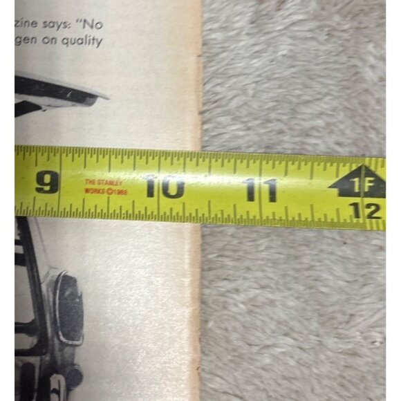 Vintage 1967 Volkswagen Squareback Sedan Advertisement Print Magazine 14 x 10" - Picture 9 of 12